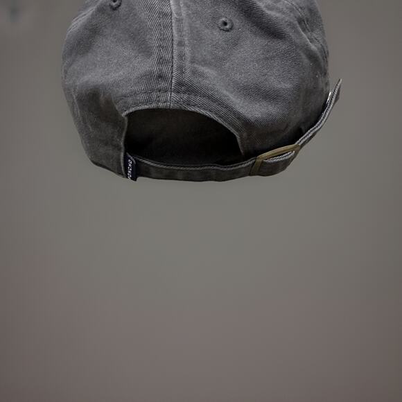 Poncho Outdoors Dad Hat Cap Strapback Adjustable Gray Cotton Fishing Mens - Picture 4 of 8